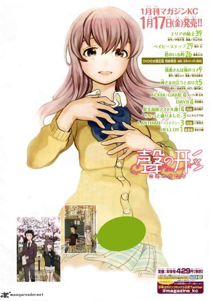 Read A Silent Voice Manga Online