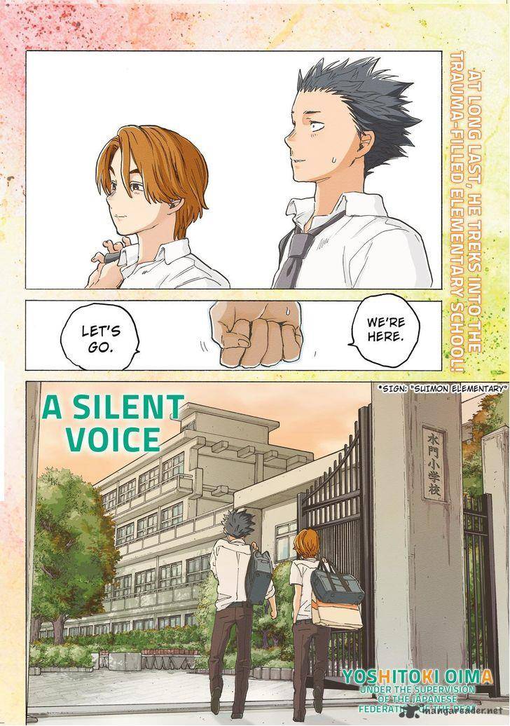 Read A Silent Voice Manga Online