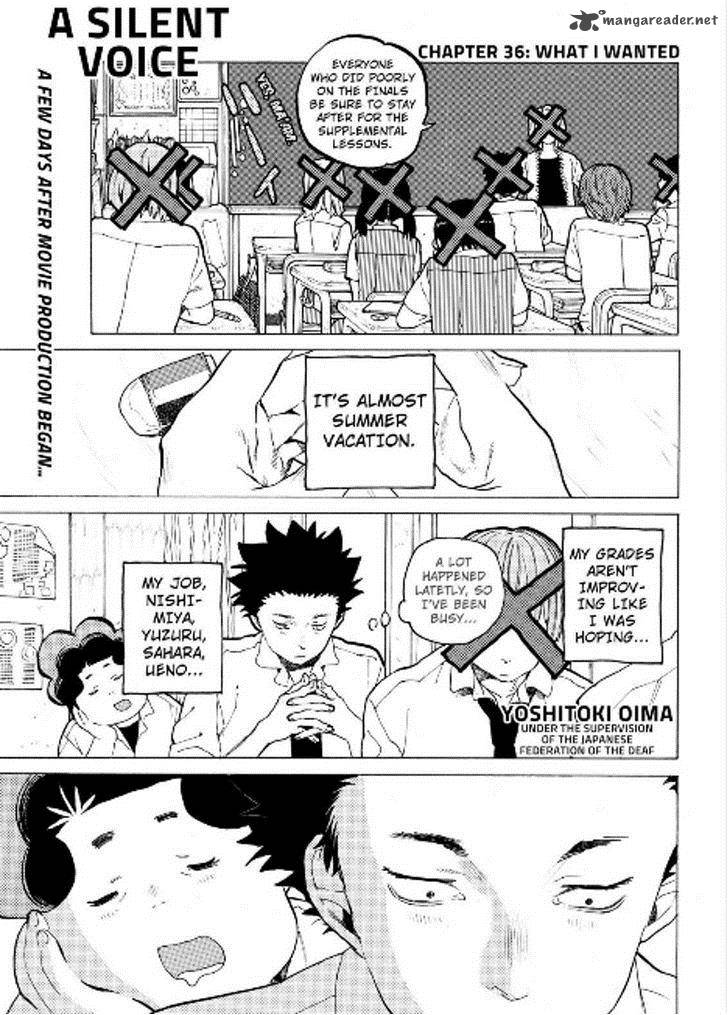 Read A Silent Voice Manga Online