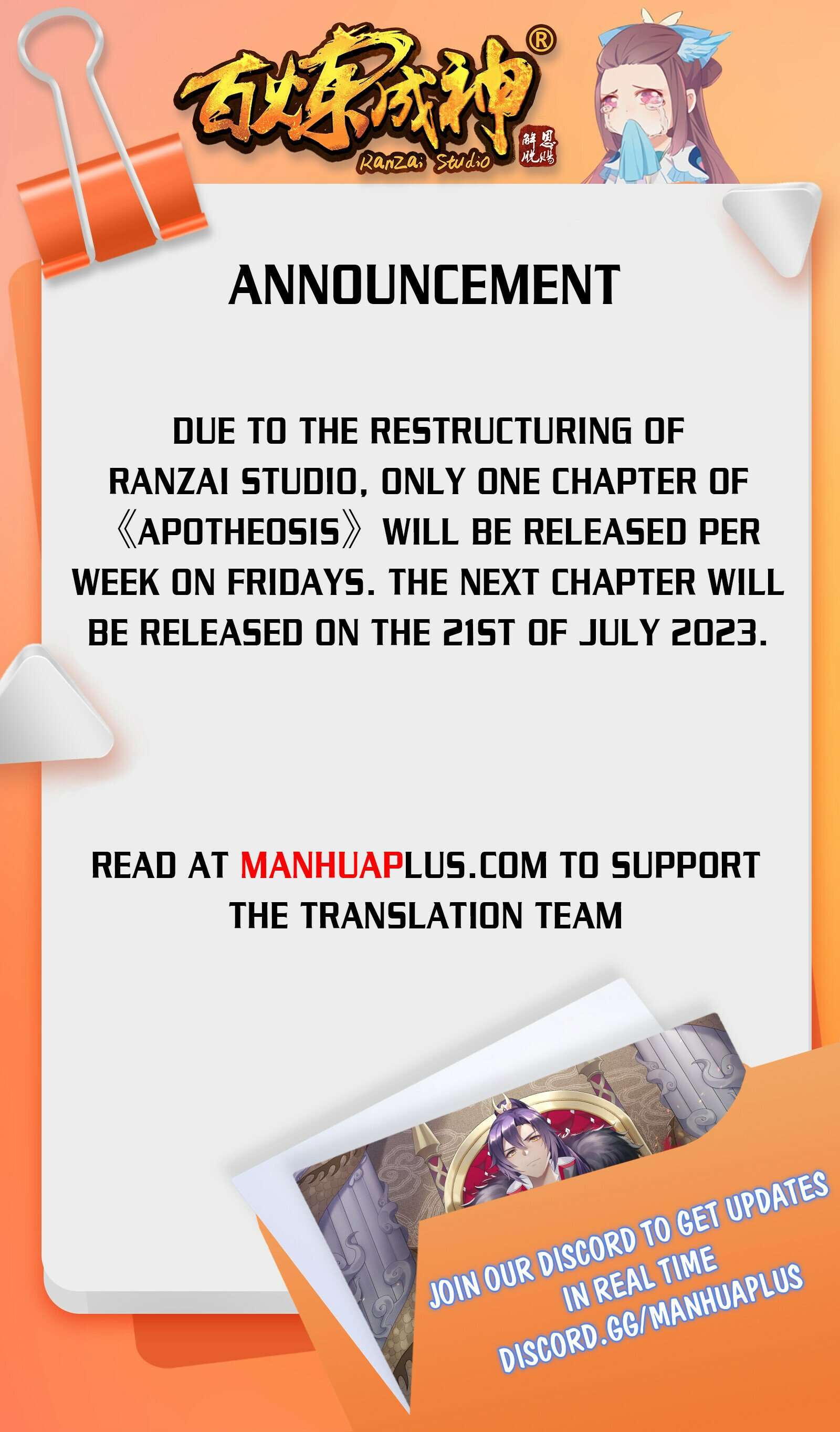 Read Apotheosis Manga Online