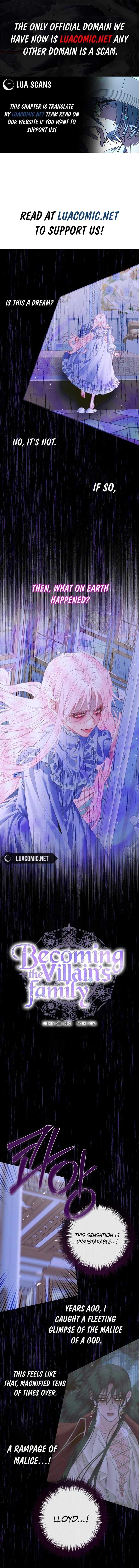 Read Becoming The Villain’s Family Manga Online
