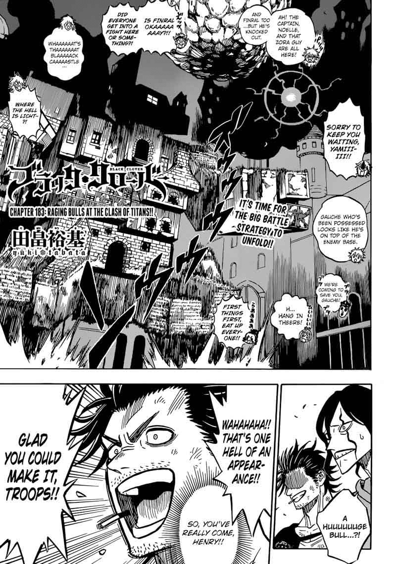 Read Black Clover Manga Online