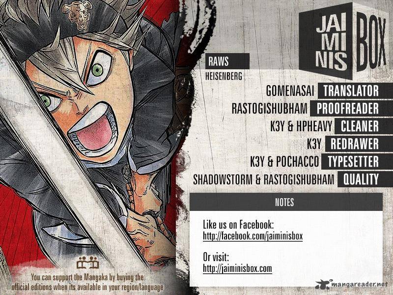 Read Black Clover Manga Online