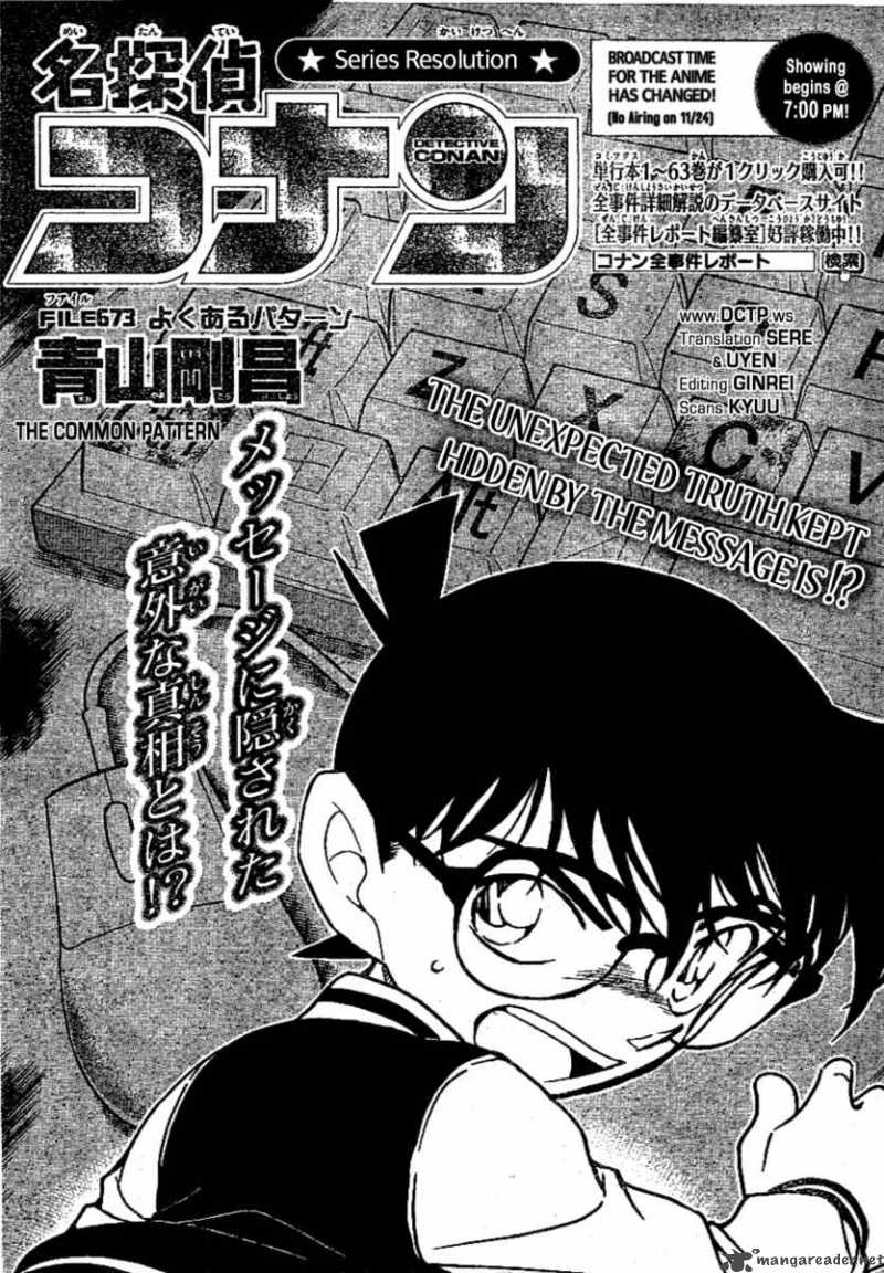 Read Case Closed Manga Online