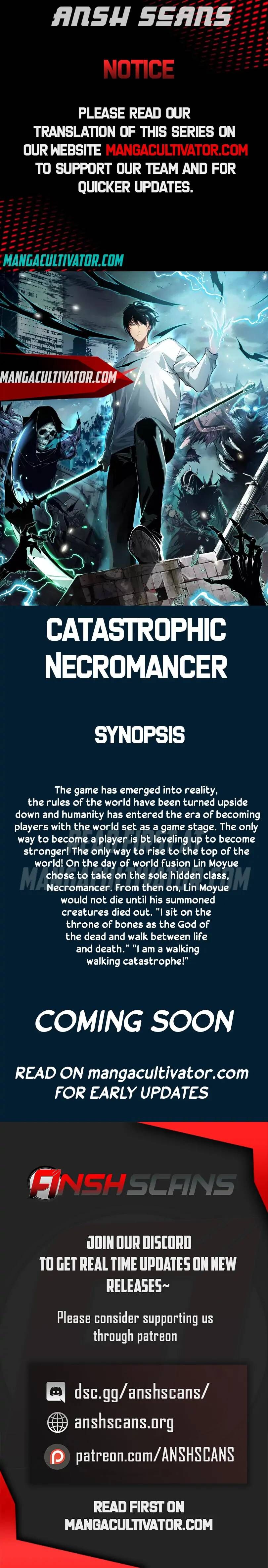Read Catastrophic Necromancer Manga Online
