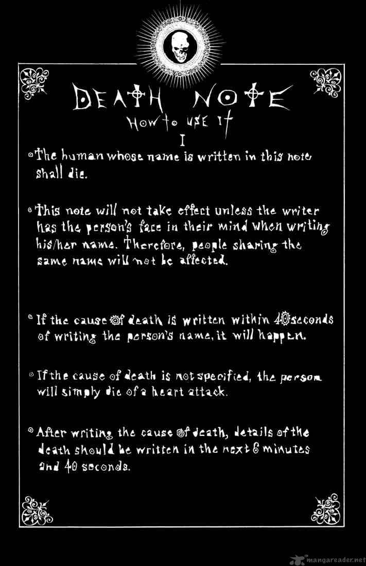 Read Death Note Manga Online