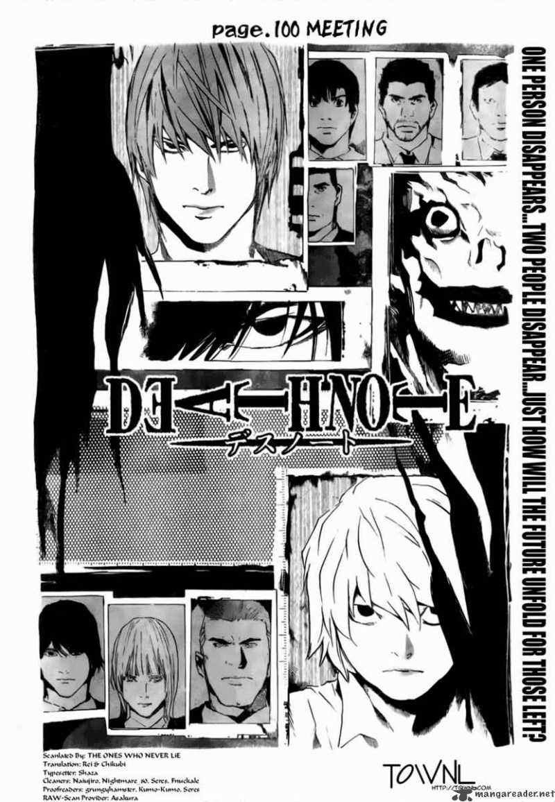Read Death Note Manga Online