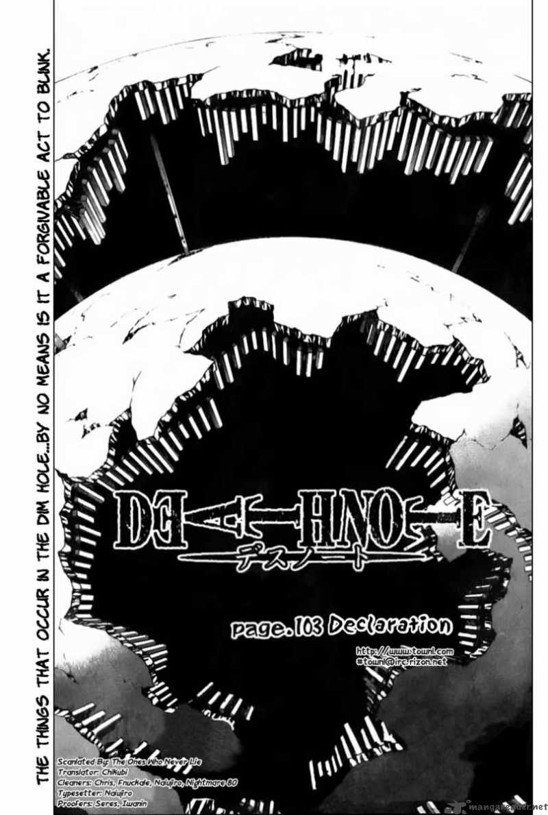 Read Death Note Manga Online
