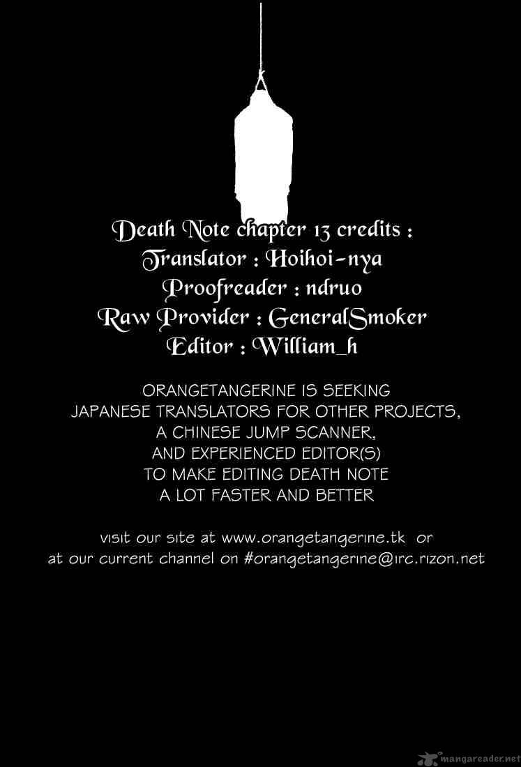 Read Death Note Manga Online
