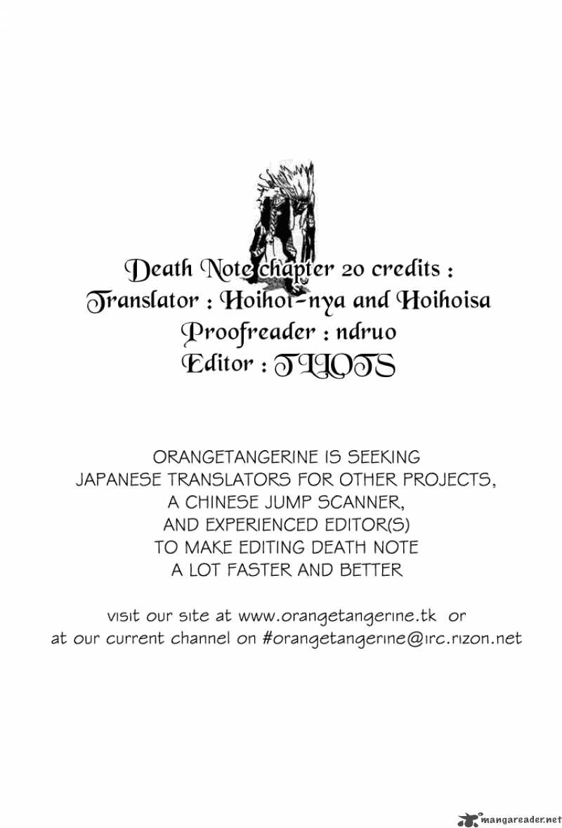 Read Death Note Manga Online