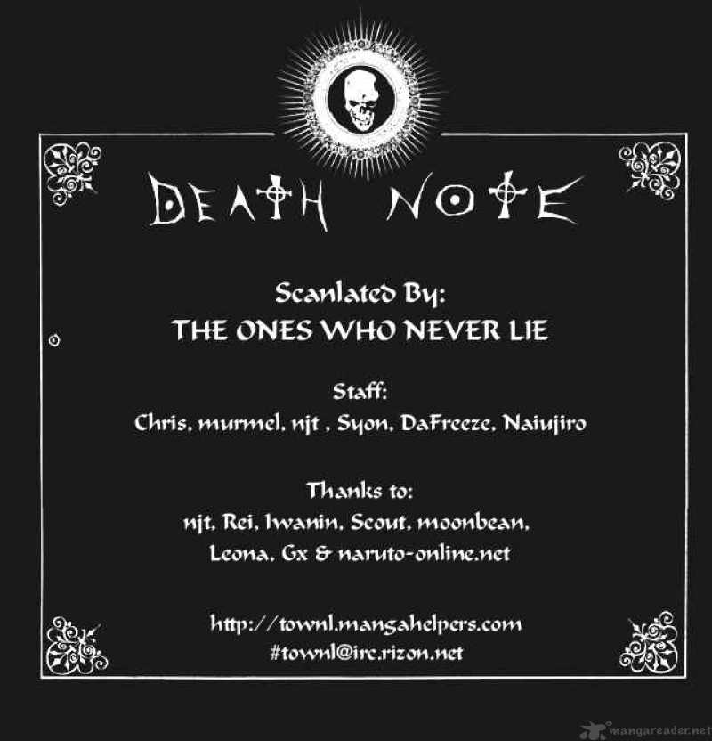 Read Death Note Manga Online