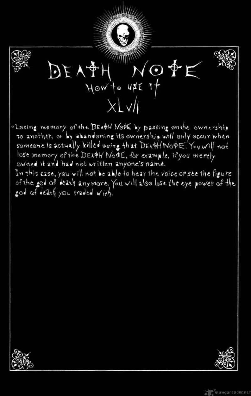 Read Death Note Manga Online