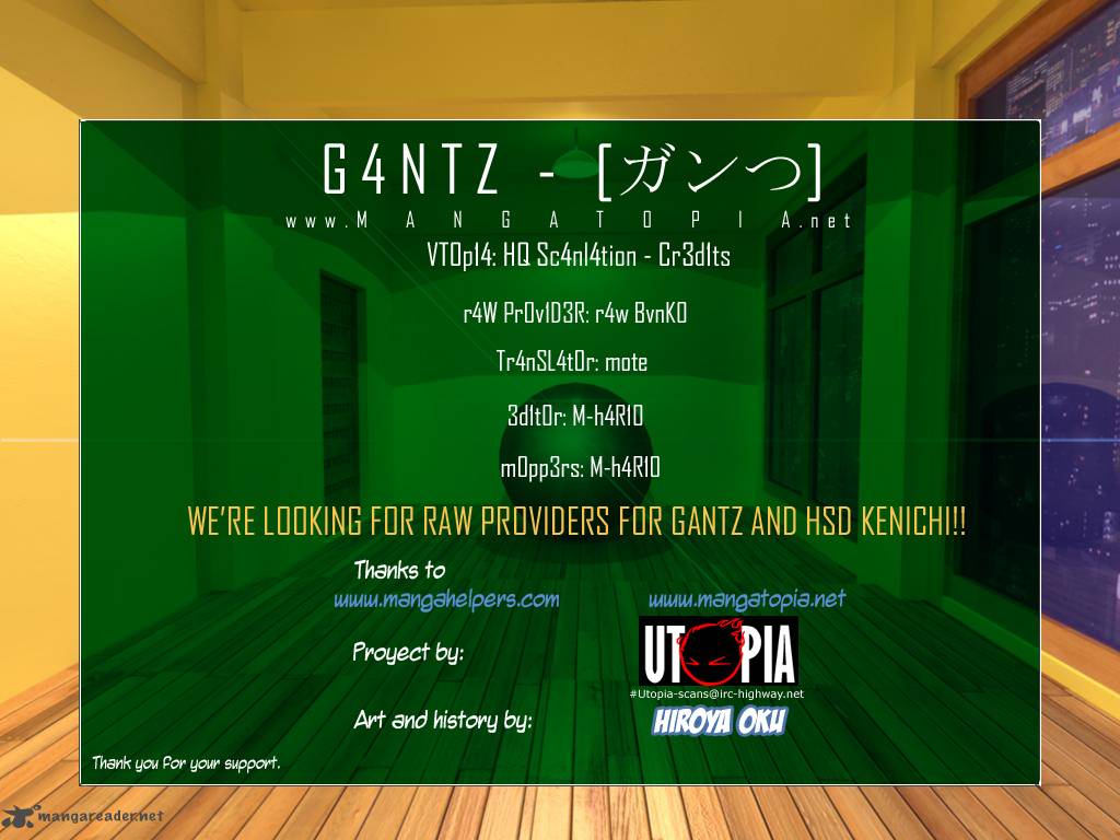 Read Gantz Manga Online