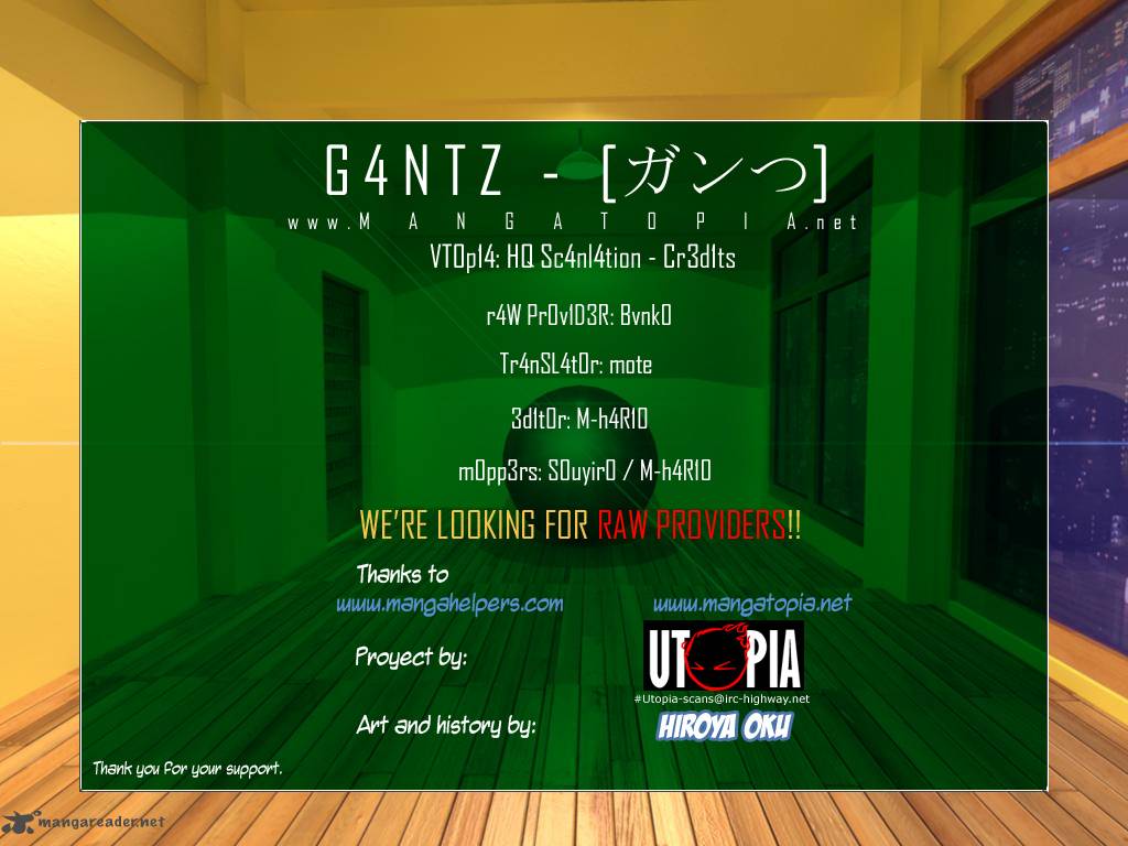 Read Gantz Manga Online