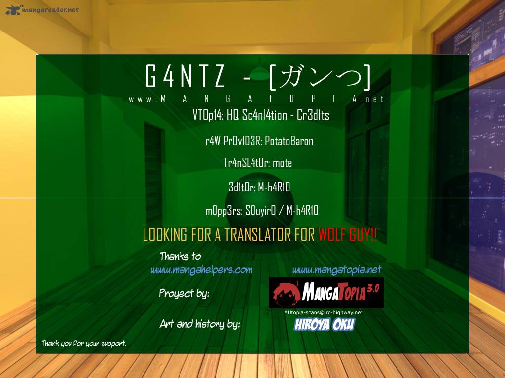 Read Gantz Manga Online