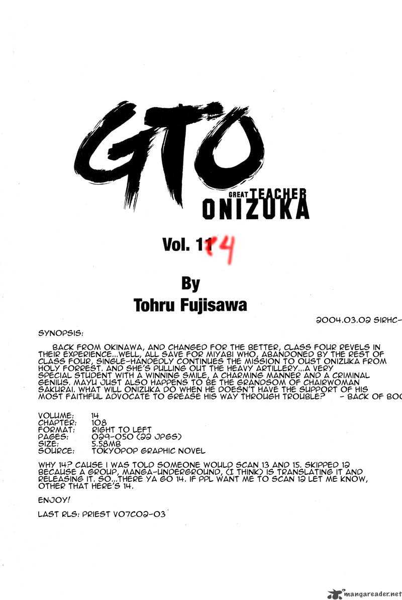 Read Great Teacher Onizuka Manga Online