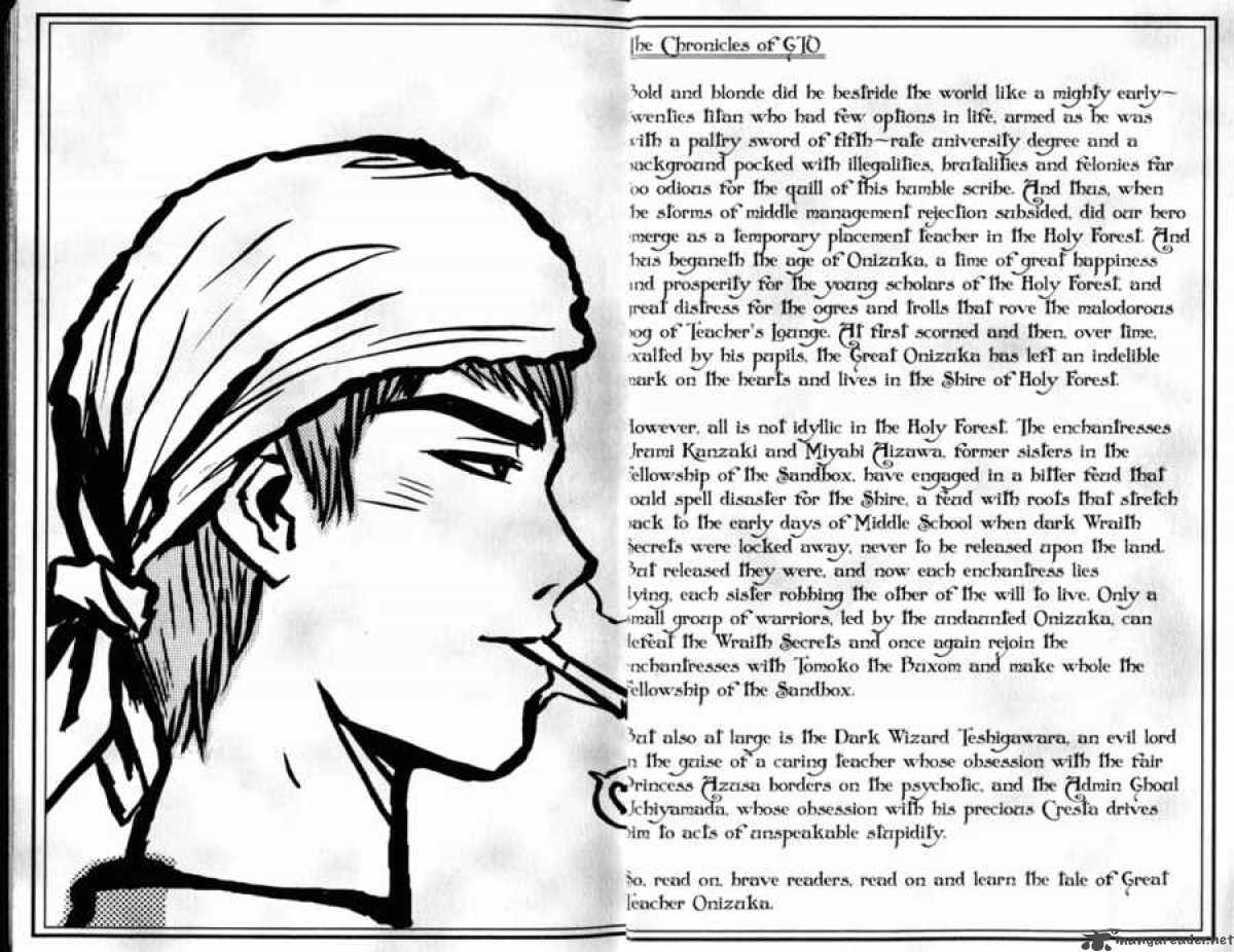 Read Great Teacher Onizuka Manga Online