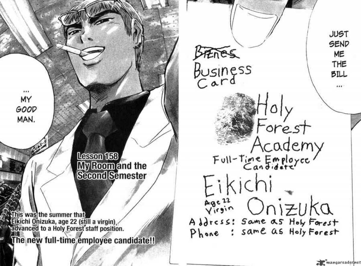 Read Great Teacher Onizuka Manga Online