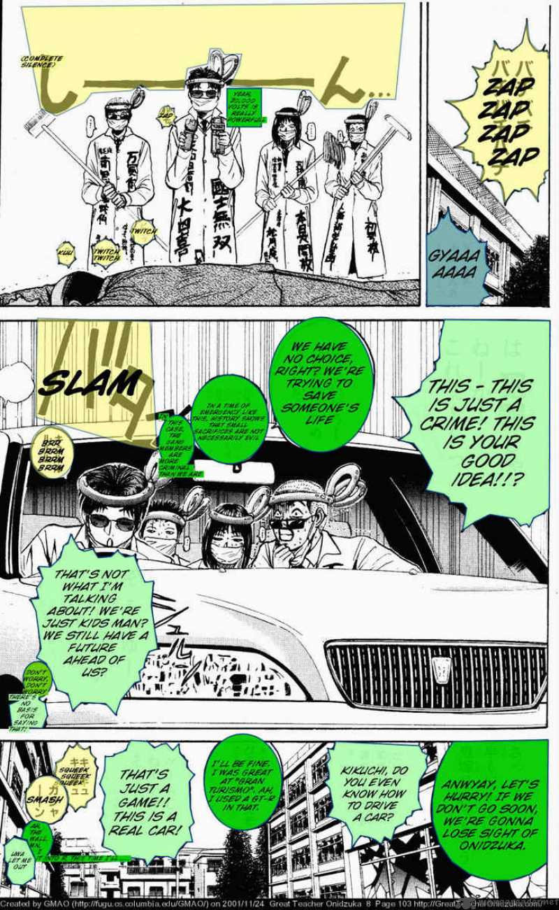Read Great Teacher Onizuka Manga Online