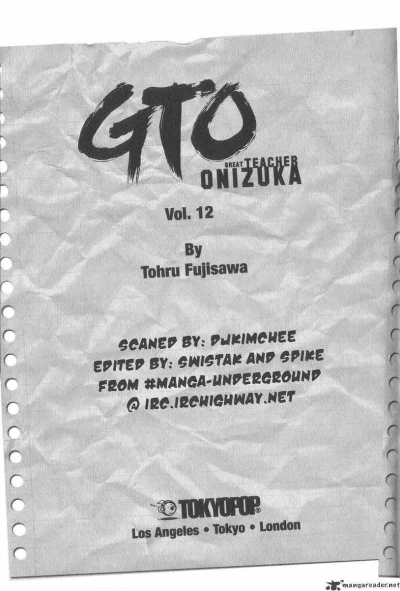 Read Great Teacher Onizuka Manga Online