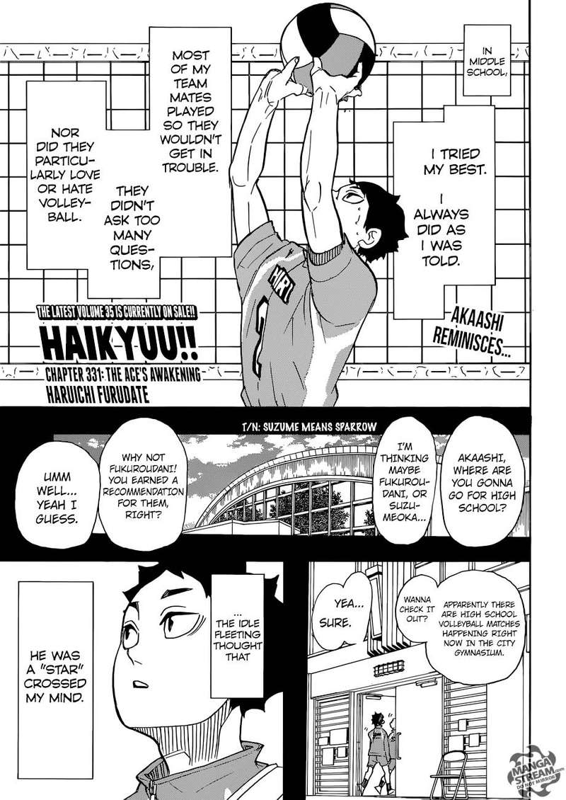 Read Haikyu!! Manga Online