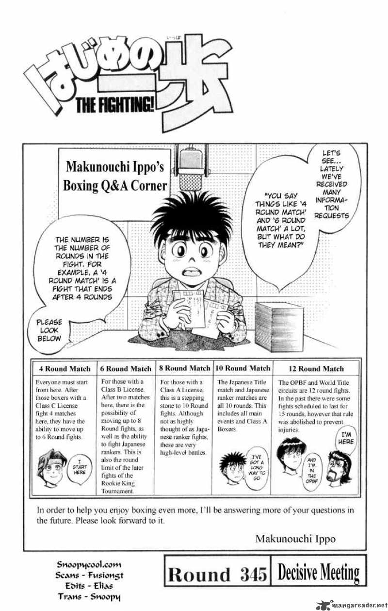 Read Hajime no Ippo Manga Online