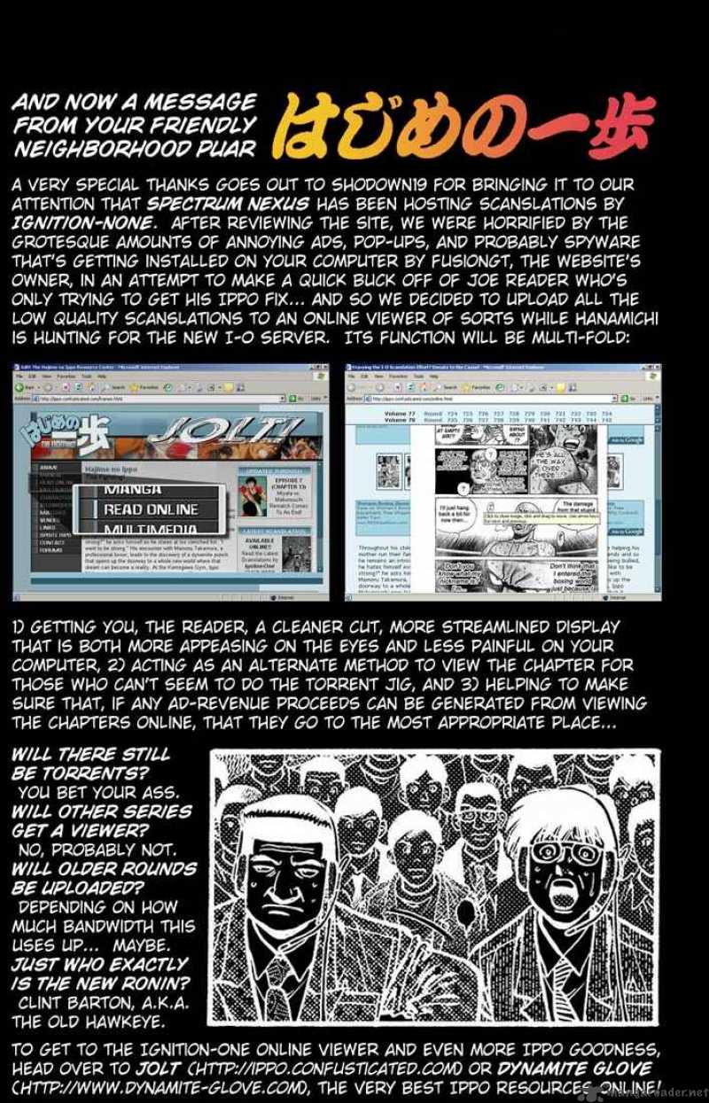 Read Hajime no Ippo Manga Online