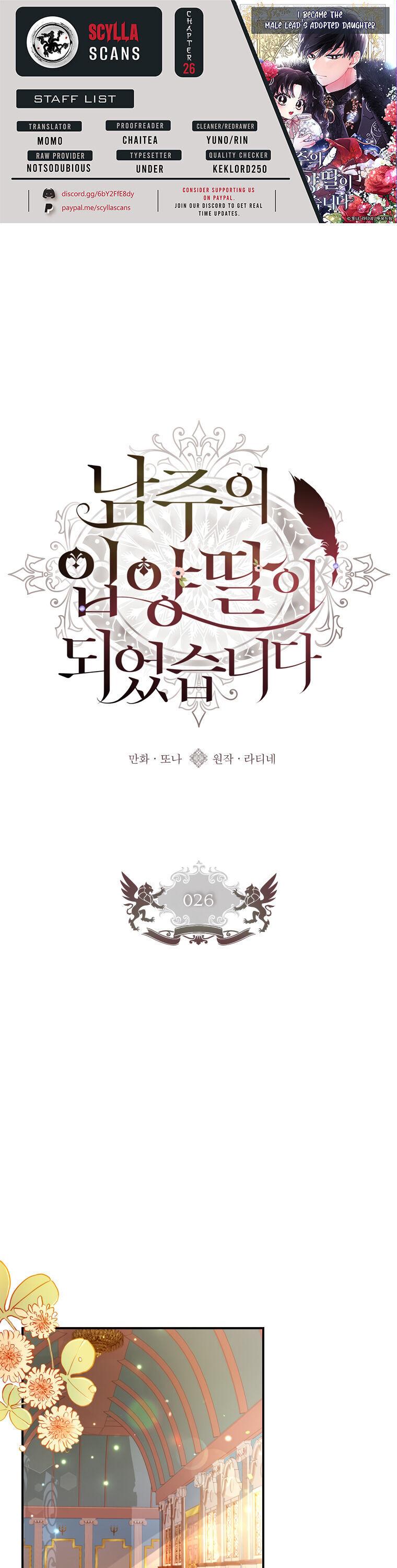 Read I Became The Male Lead’S Adopted Daughter Manga Online