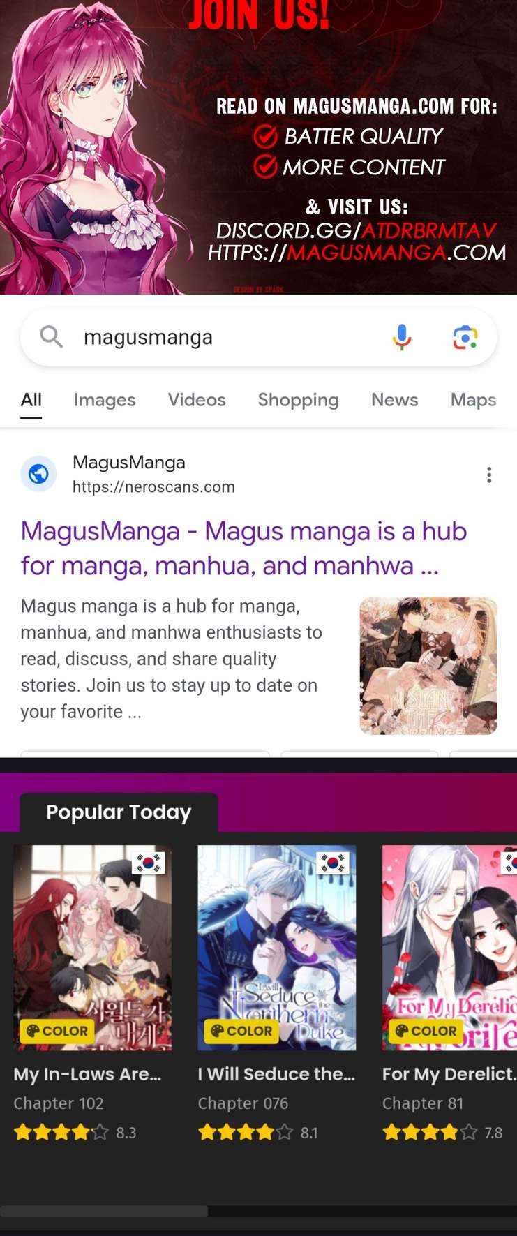 Read I Became the Wife of the Male Lead Manga Online