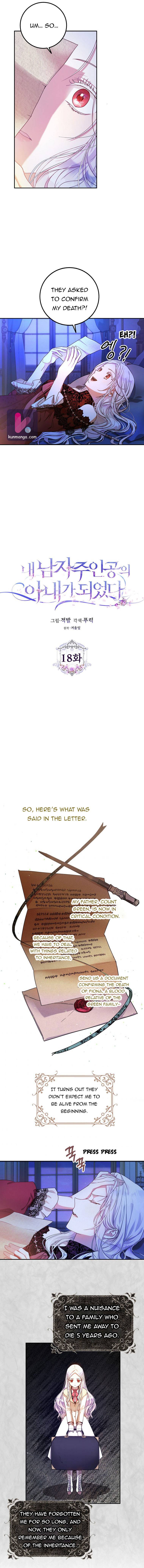 Read I Became the Wife of the Male Lead Manga Online