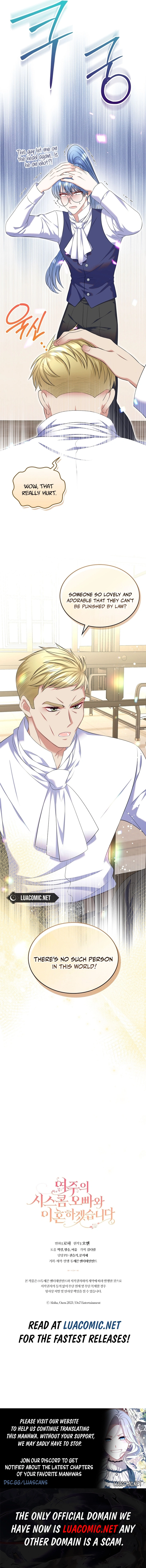 Read I Will Divorce the Female Lead’s Siscon Brother Manga Online