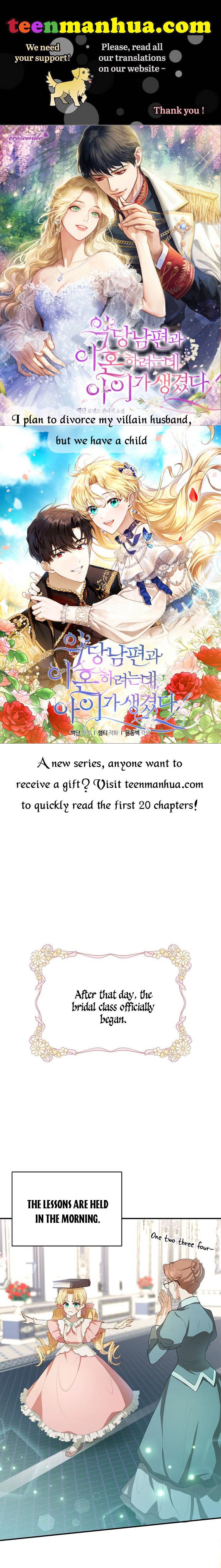 Read I plan to divorce my Villain husband, but we have A Child Manga Online