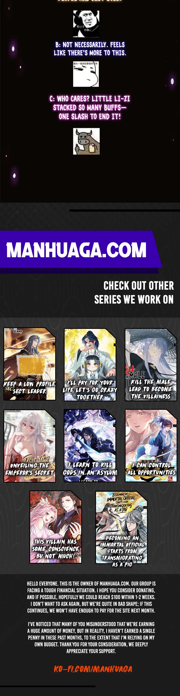 Read Keep a Low Profile, Sect Leader Manga Online
