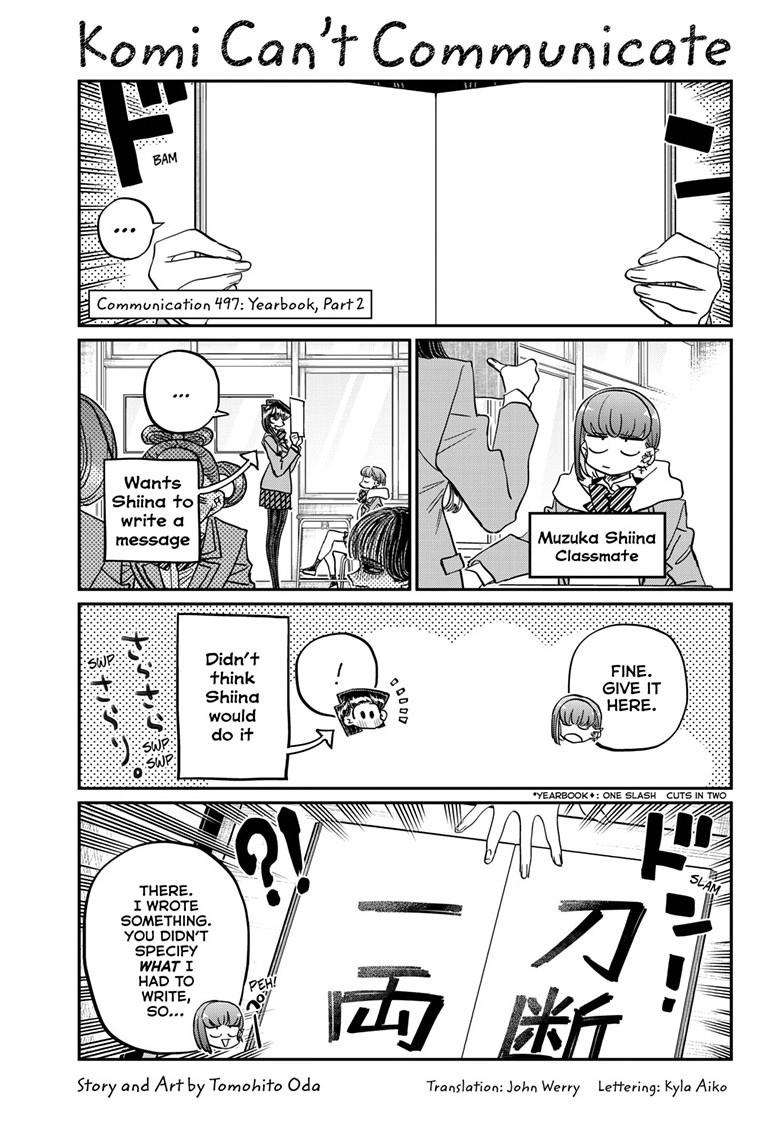 Read Komi-san wa Komyushou Desu Manga Online