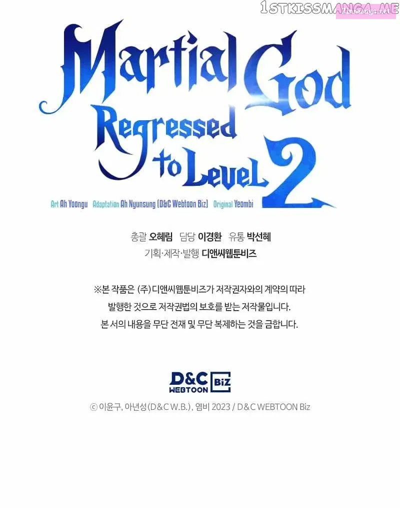 Read Martial God Regressed to Level 2 Manga Online