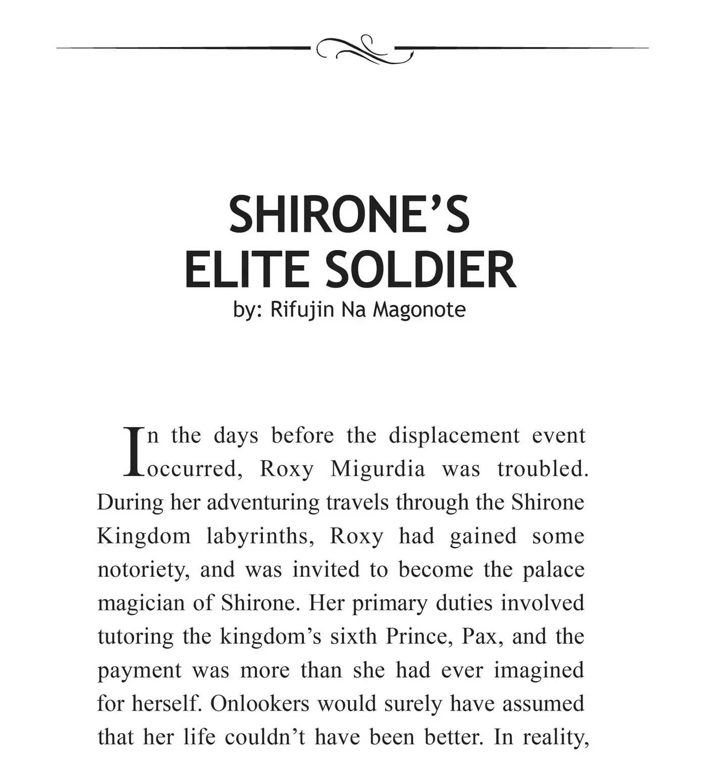 Read Mushoku Tensei Manga Online