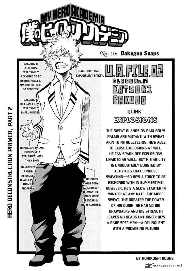 Read My Hero Academia Manga Online