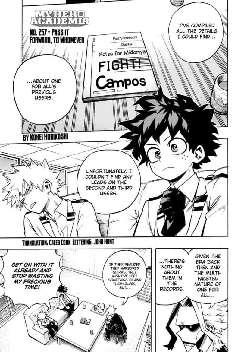 Read My Hero Academia Manga Online