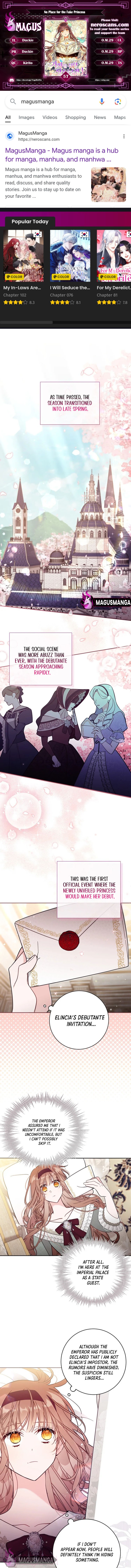 Read No Place for the Fake Princess Manga Online