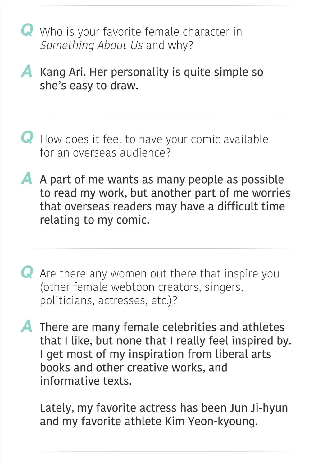 Read Something About Us Manga Online