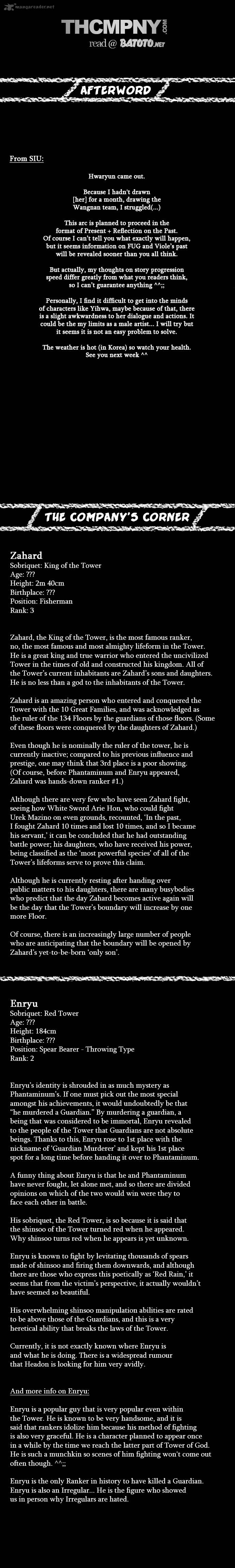 Read TOWER OF GOD Manga Online