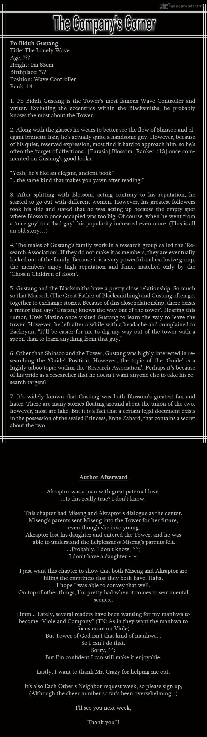 Read TOWER OF GOD Manga Online