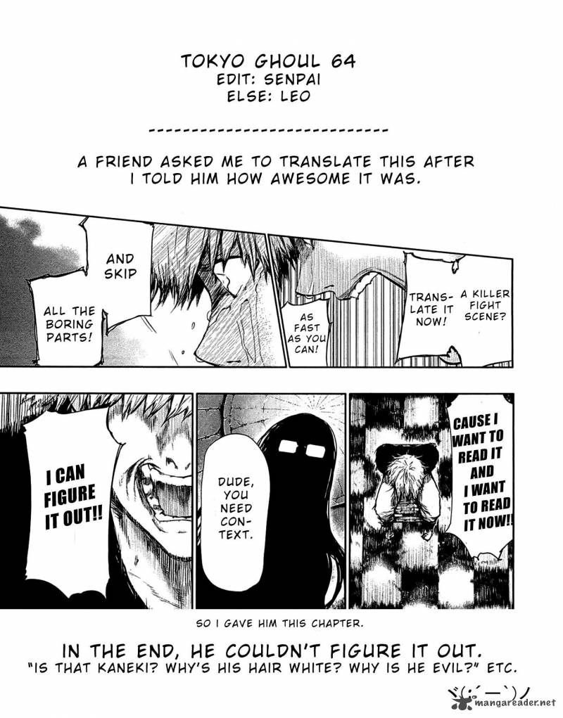 Read Tokyo Ghoul Manga Online