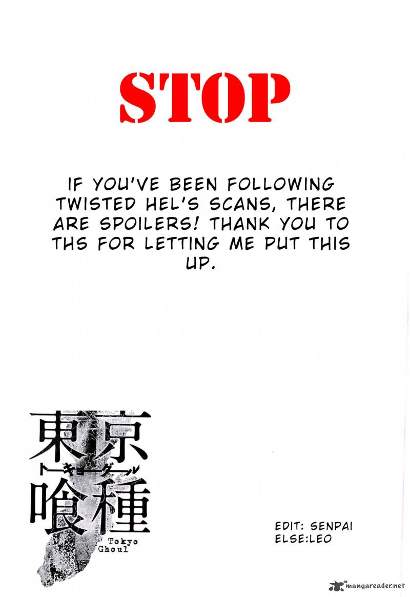 Read Tokyo Ghoul Manga Online