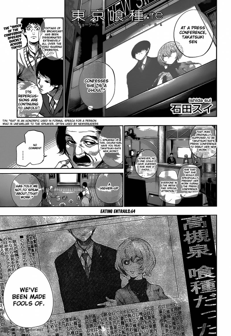 Read Tokyo Ghoul_re Manga Online