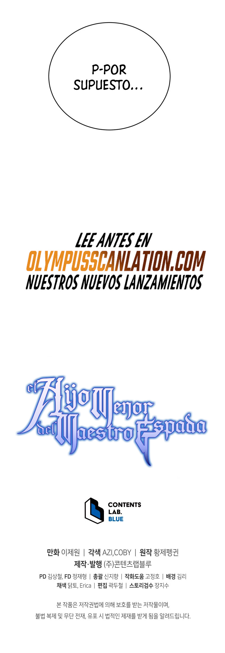 Read El Hijo Menor del Maestro de la Espada Manga Online