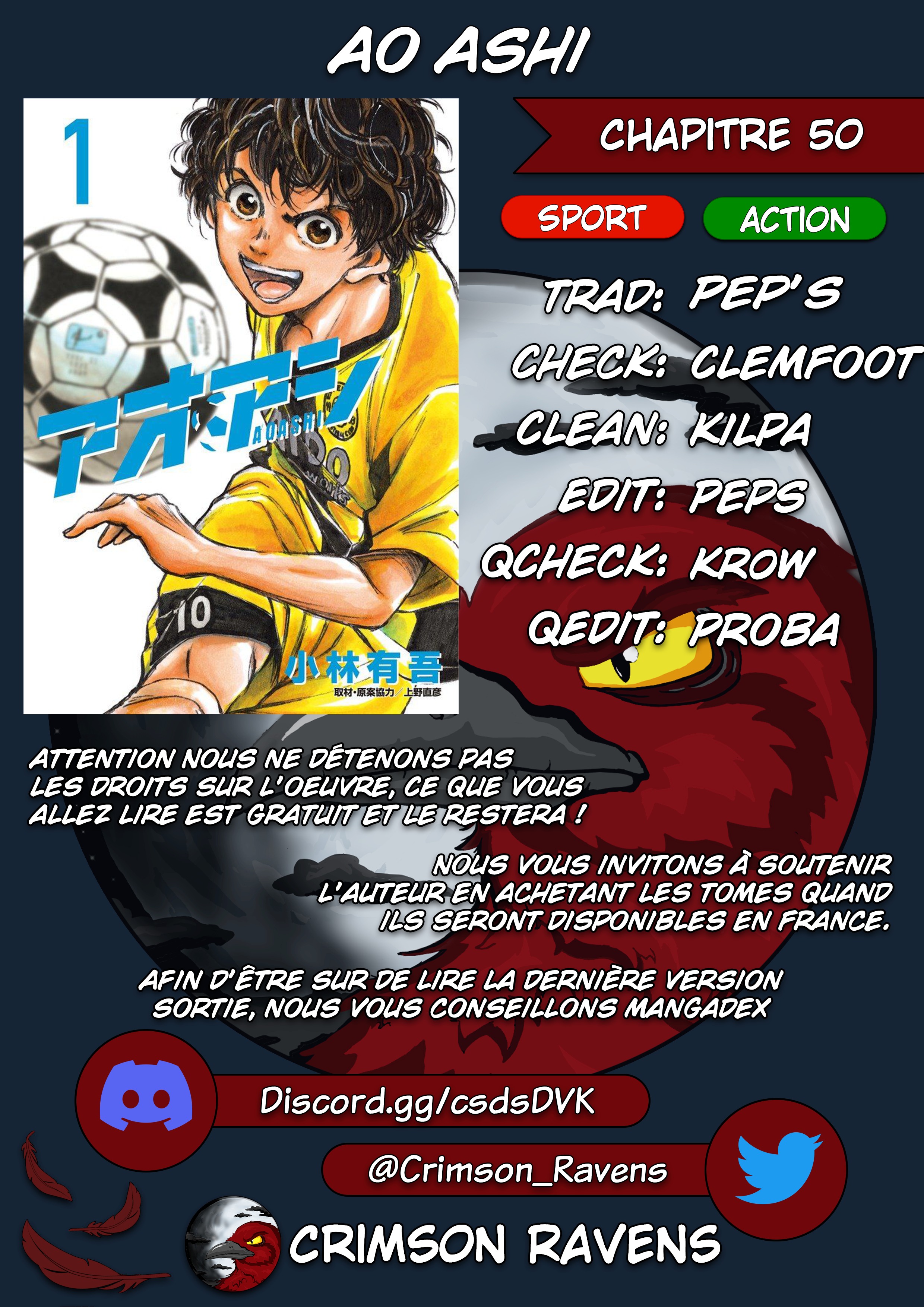 Read Ao Ashi FR Manga Online