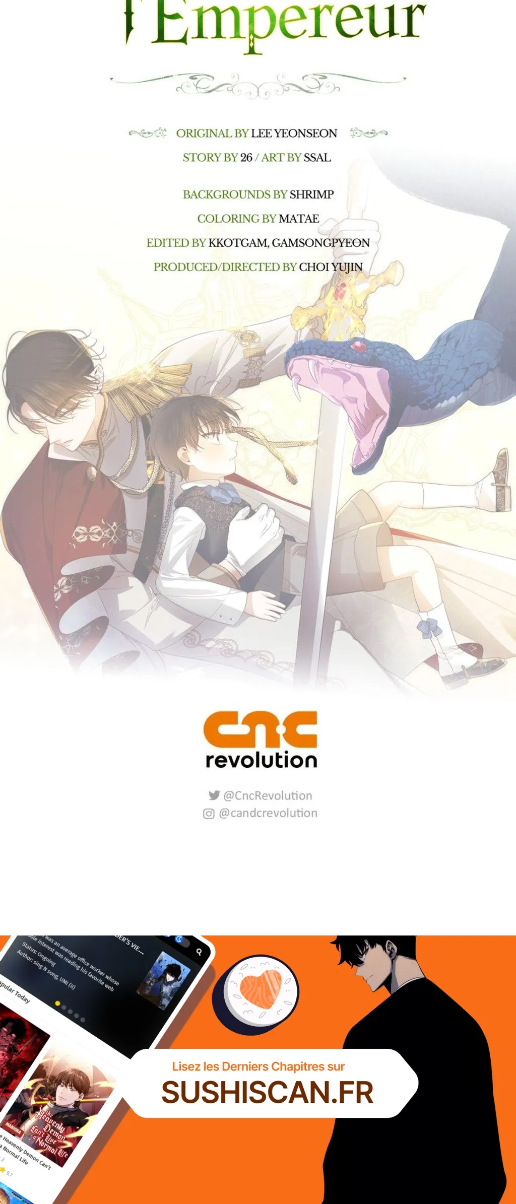 Read Comment cacher le fils de l’empereur Manga Online