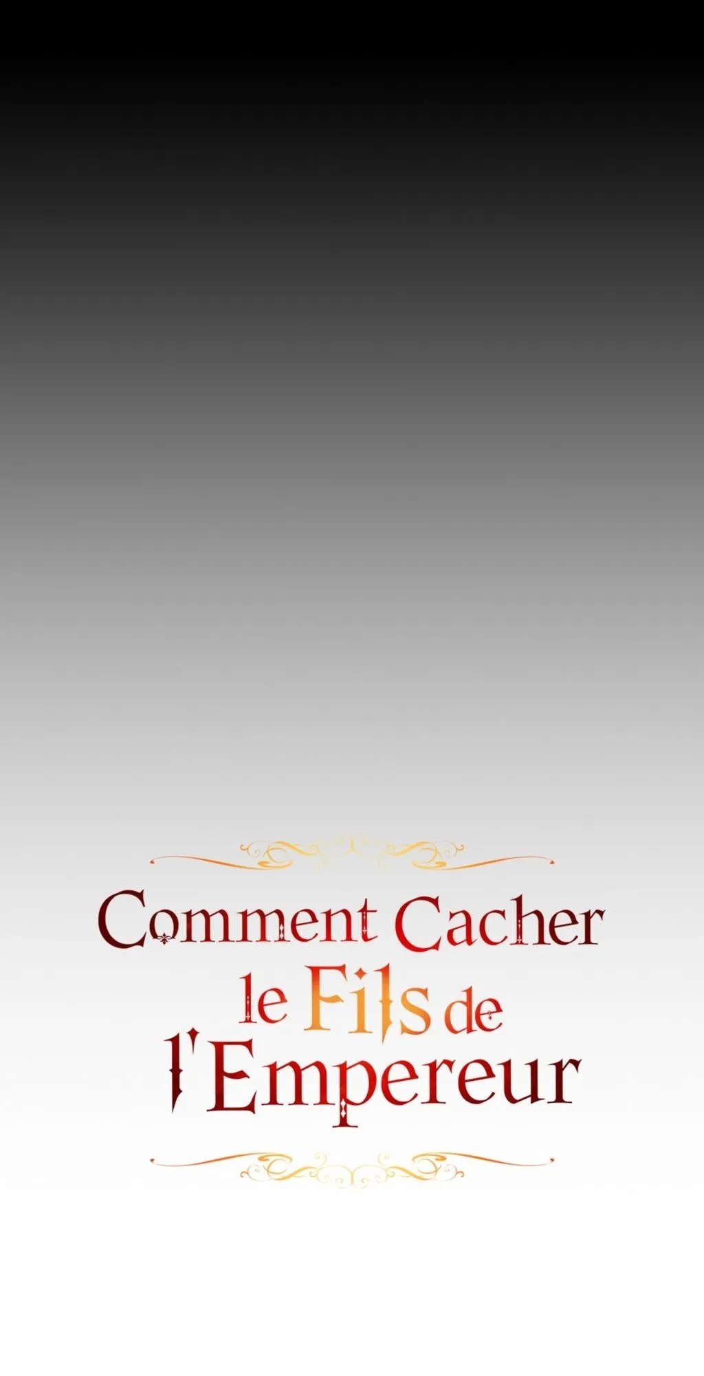 Read Comment cacher le fils de l’empereur Manga Online