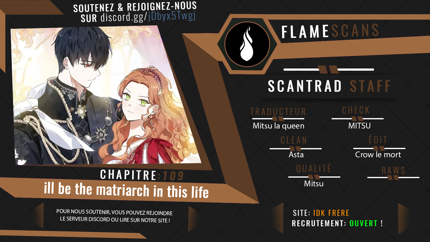 Read I'll Be the Matriarch in This Life FR Manga Online